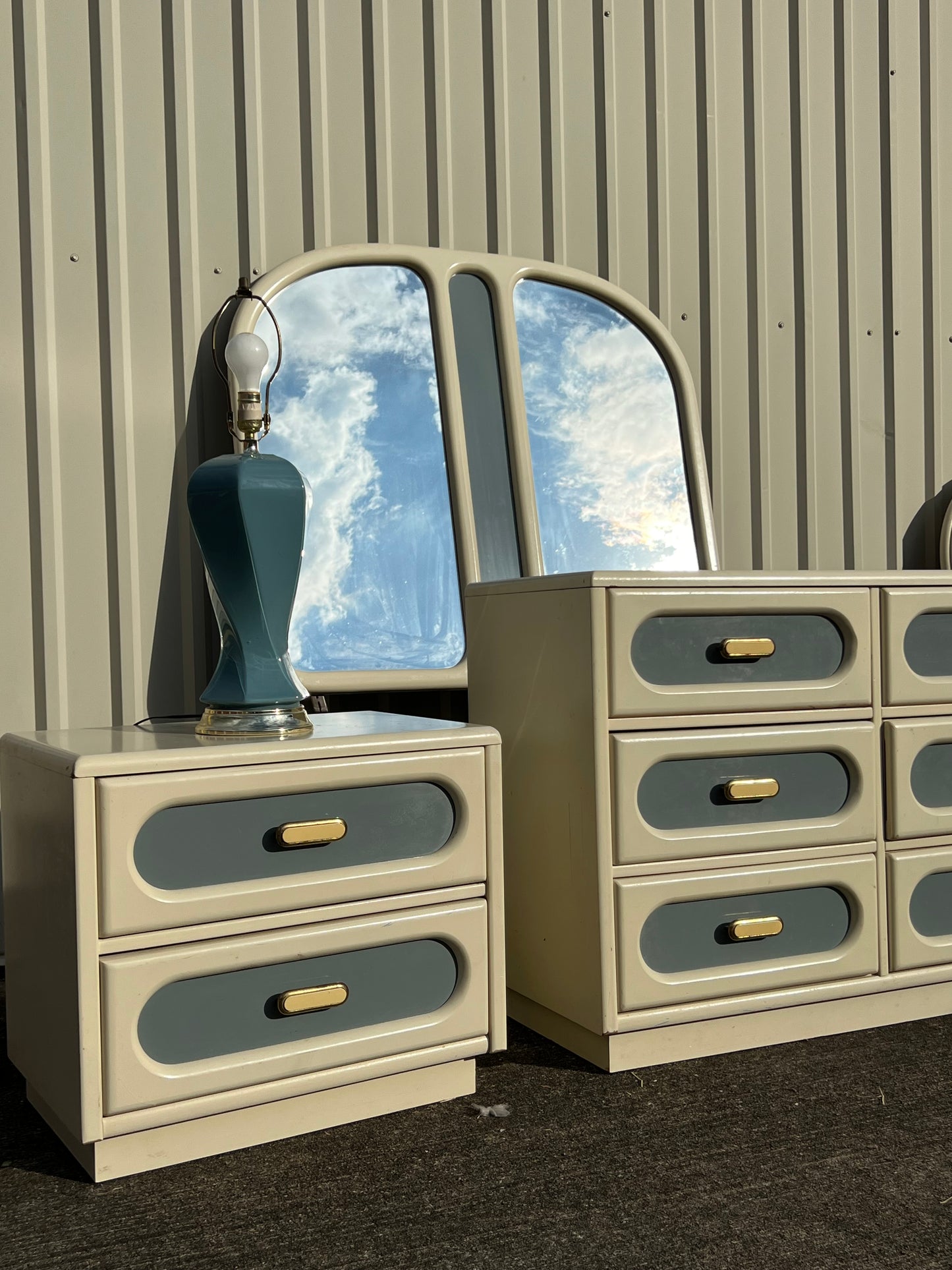 Vintage Space Age Bedroom Set