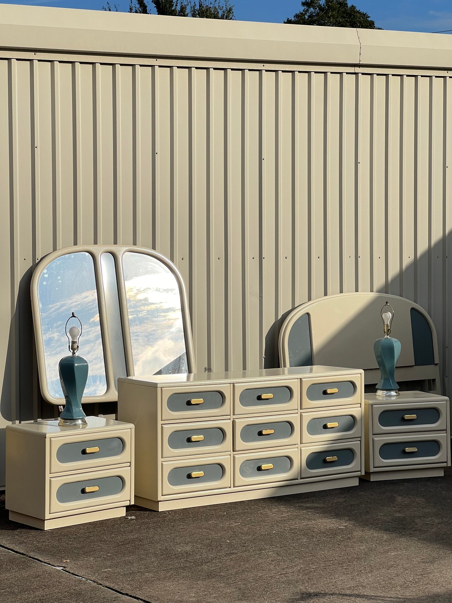 Vintage Space Age Bedroom Set