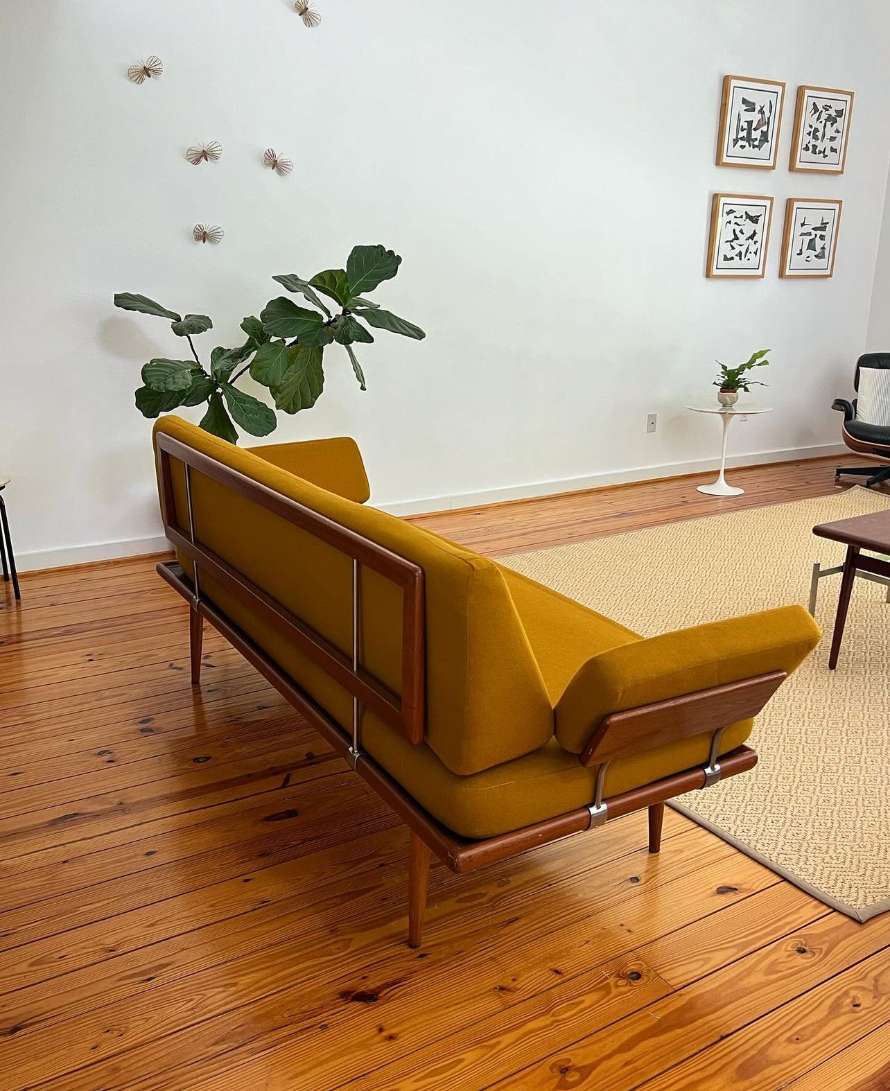 MID CENTURY MODERN MINERVA SOFA DAYBED BY PETER HVIDT & ORLA HØLGAARD-NIELSEN