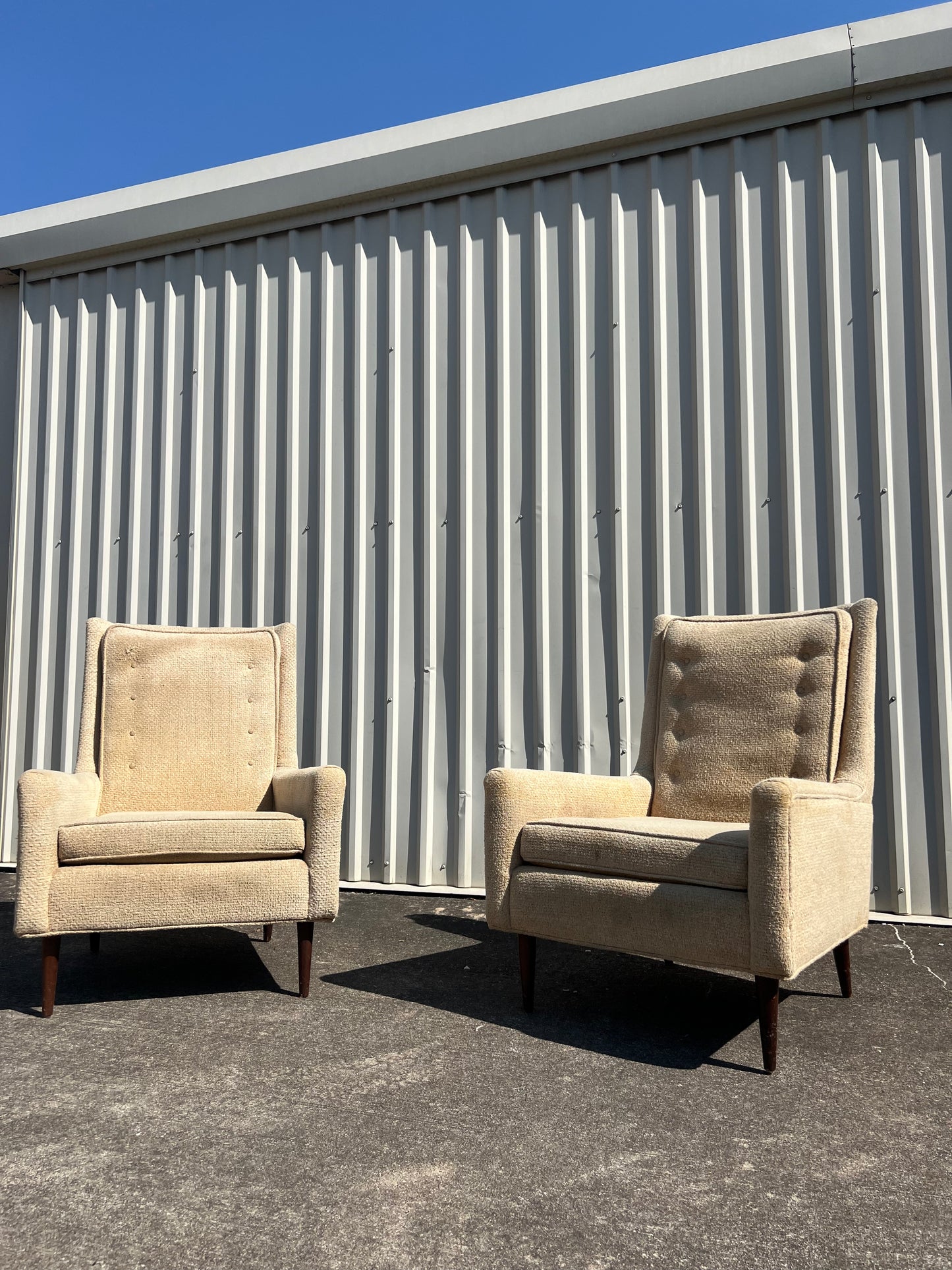 MID CENTURY MODERN ATOMIC ARMCHAIRS